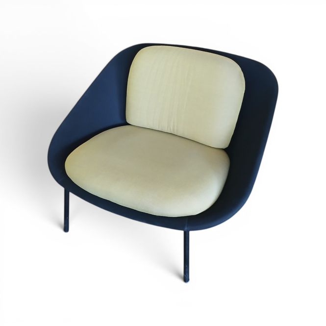 Hovedbilde Offecct Netframe easy chair, sort/grønn