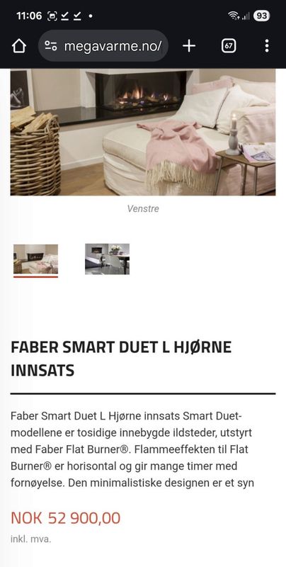 Faber Duet L Gasspeis, sort