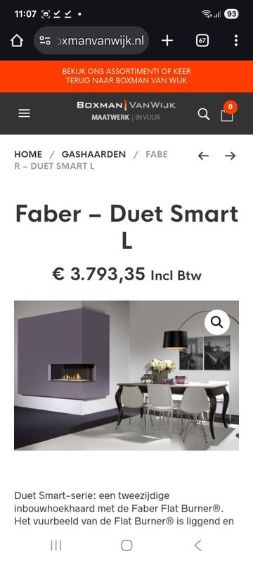 Faber Duet L Gasspeis, sort