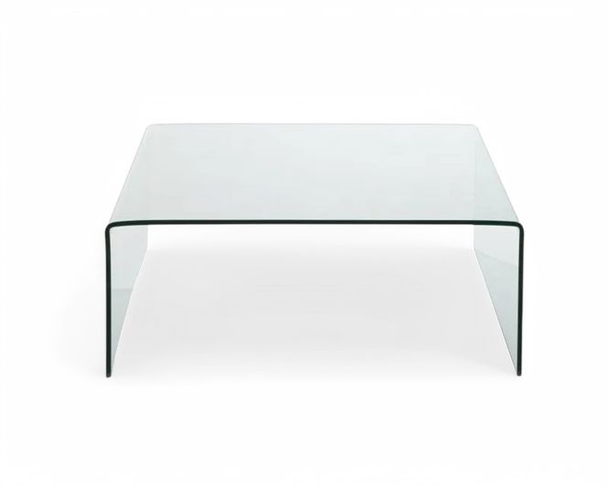 Hovedbilde Designbord i glass (90x90 cm)