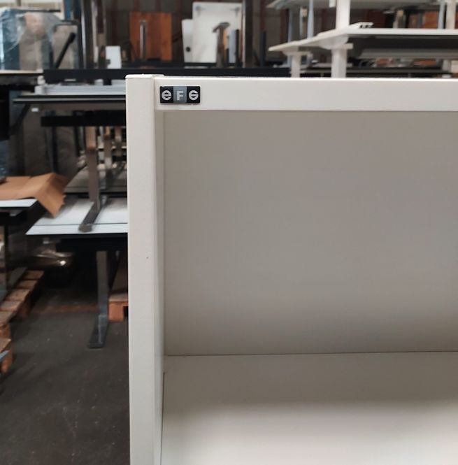 Hovedbilde EFG 4A4 reol 80×30 H:157cm, hvit